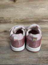 First Steps Glitter Hear Sneakers Pink sz 4c