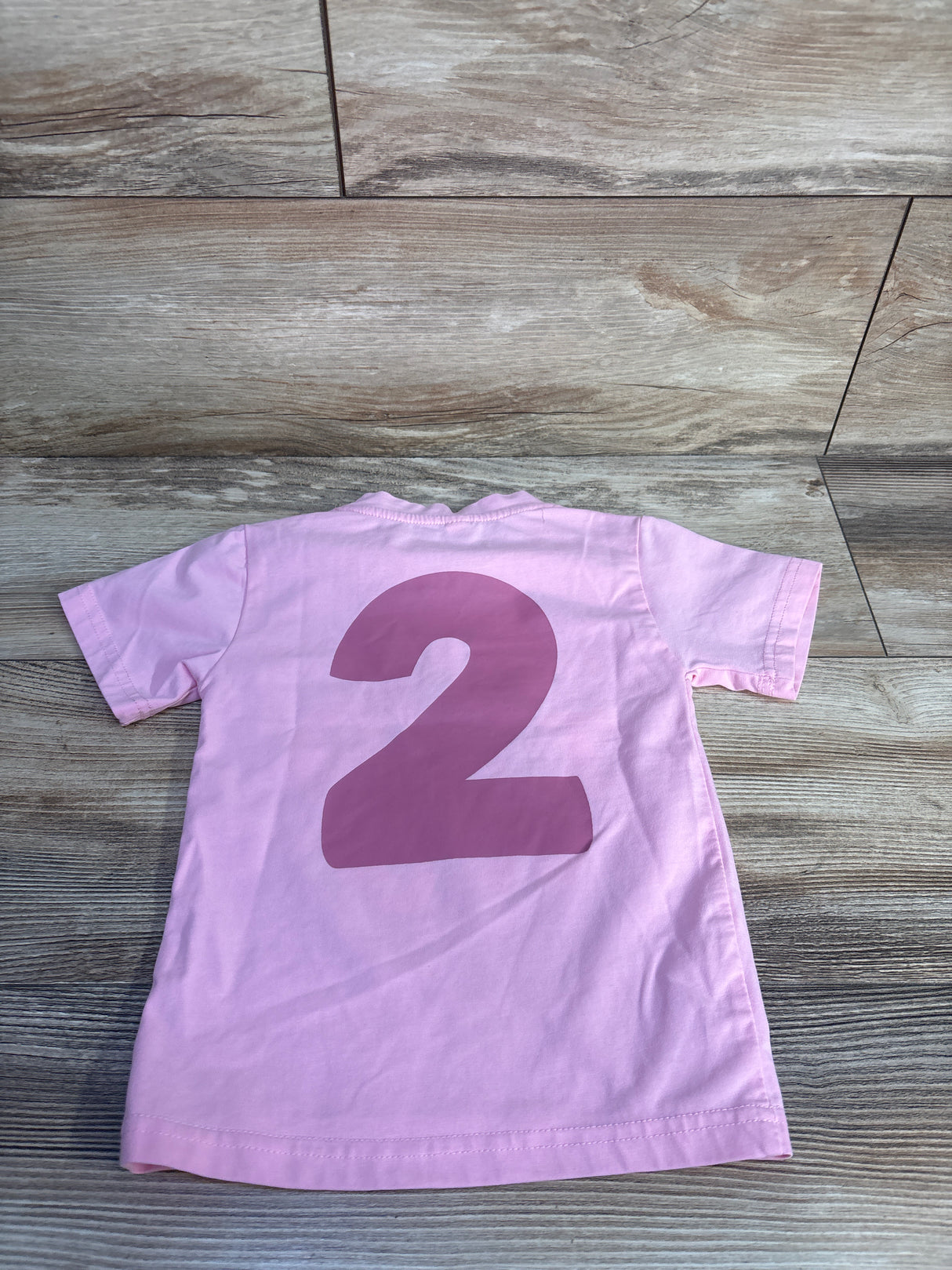 IDOPARAS I'm Two Cute Shirt Pink sz 2T