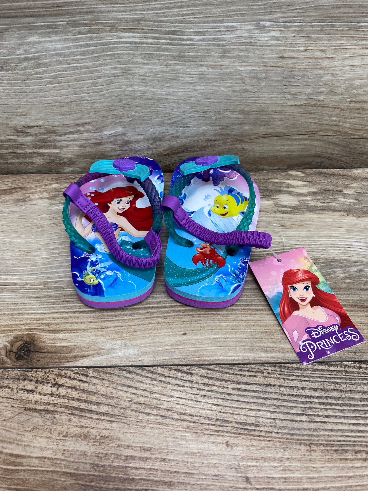 NEW Disney Princess The Little Mermaid Sandals Sz 5c/6c