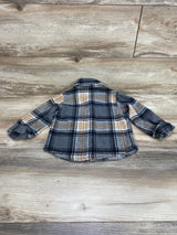 WRV Plaid Flannel Shirt Grey sz 2T