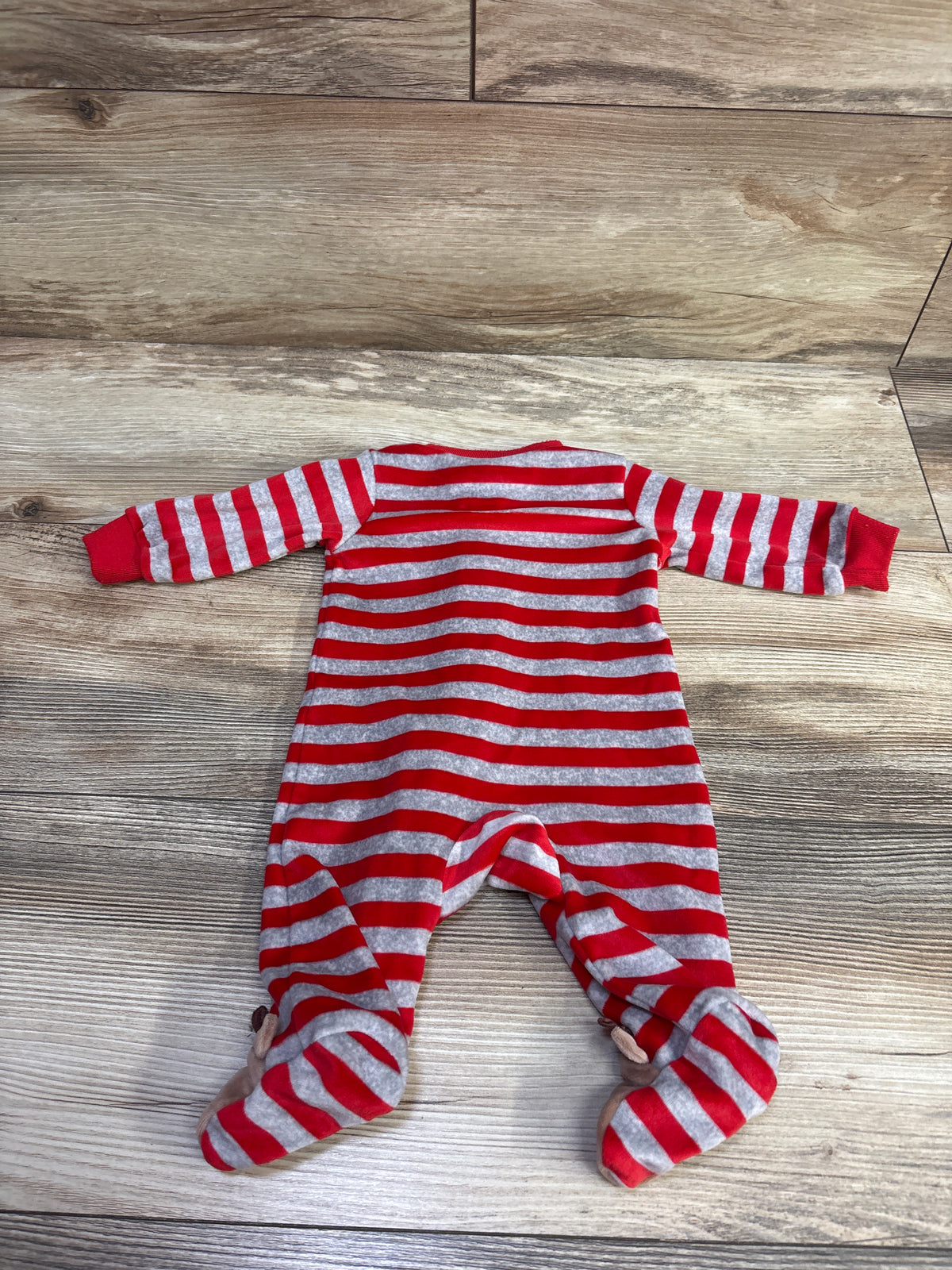 Just One You Reindeer Blanket Sleeper Red sz Newborn