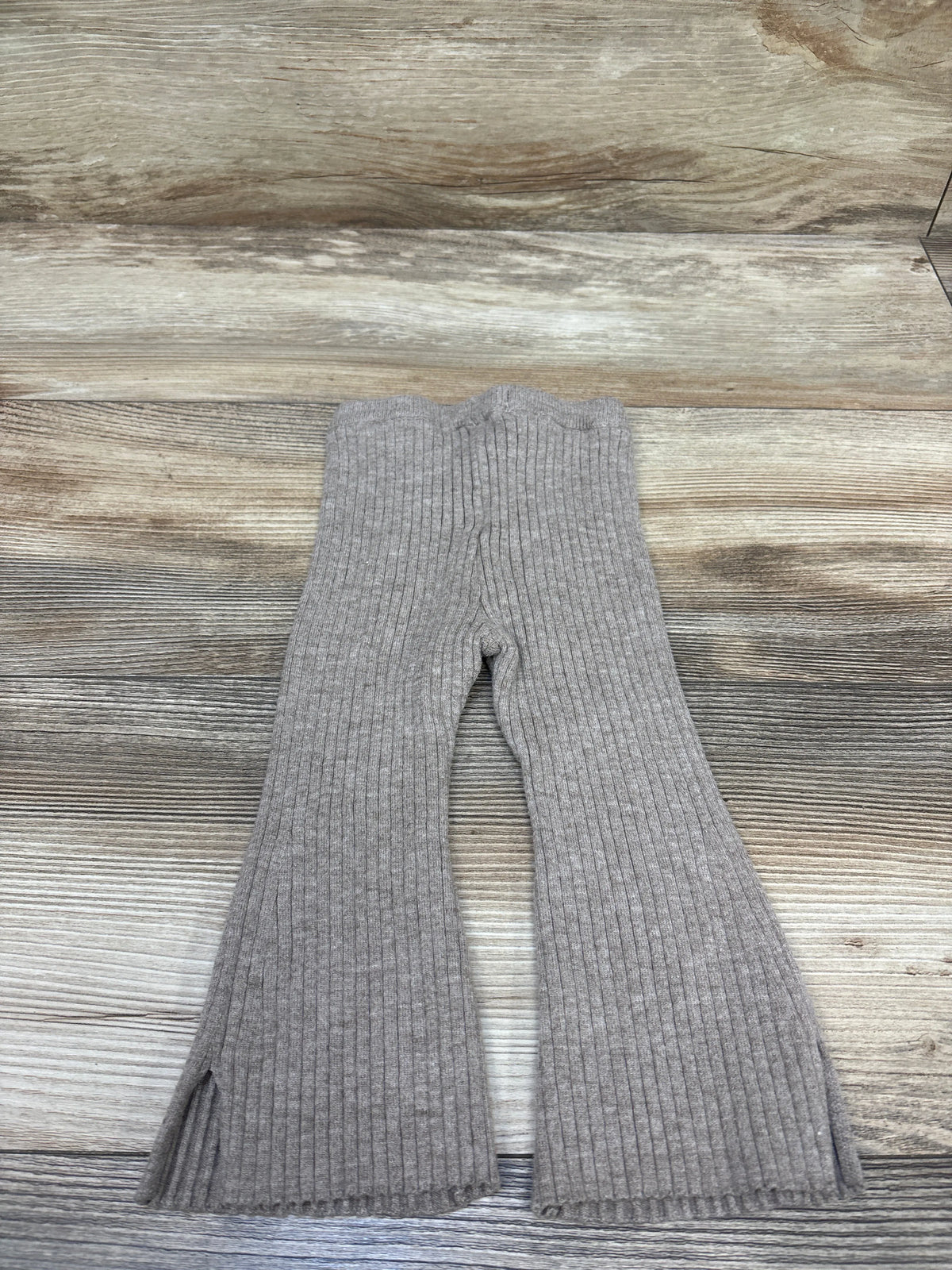Zara Ribbed Flare Leggings Beige sz 9-12m