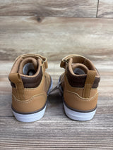 NEW Children's Place Contrast Cuff High Top Sneakers Brown sz 7c