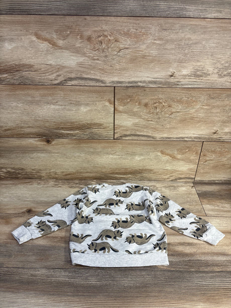 Carter's Dinosaur Sweatshirt Grey sz 24m - Me n Mommy To Be