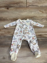 Disney Baby Winnie The Pooh Sleeper White sz 3-6m