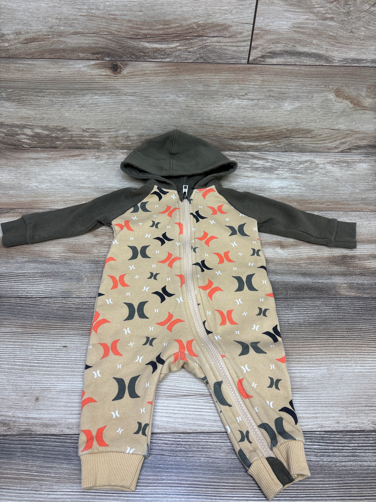 Hurley Hooded Coverall Green sz 6m
