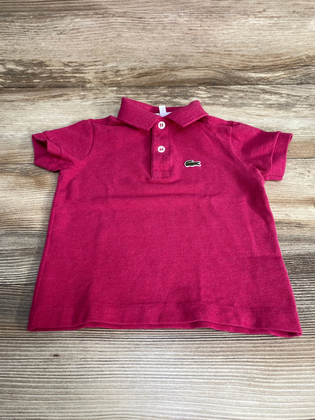 Lacoste Polo Shirt Pink sz 2T