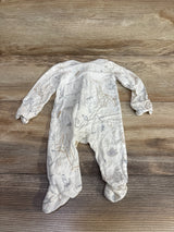 Carter's Animal Print Sleeper White sz Newborn