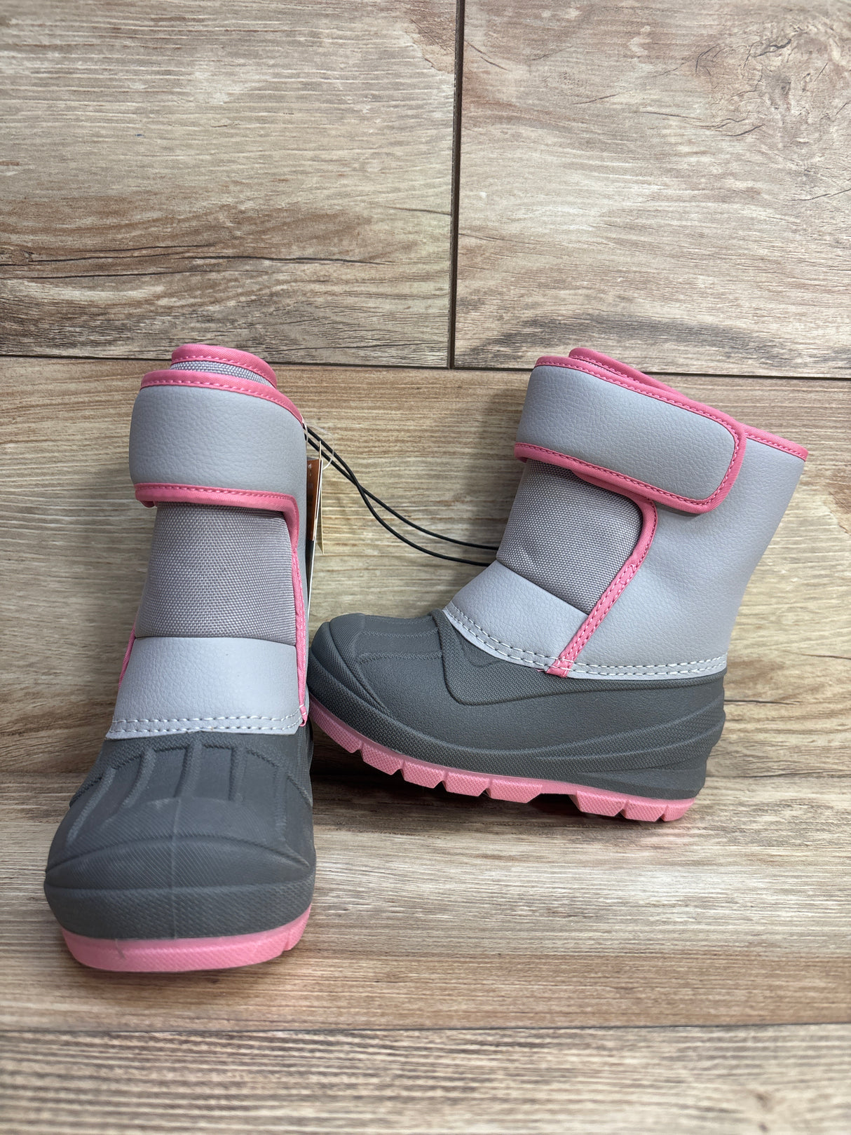 NEW Cat & Jack Lenny Winter Snow Boots Grey sz 7c