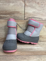 NEW Cat & Jack Lenny Winter Snow Boots Grey sz 7c