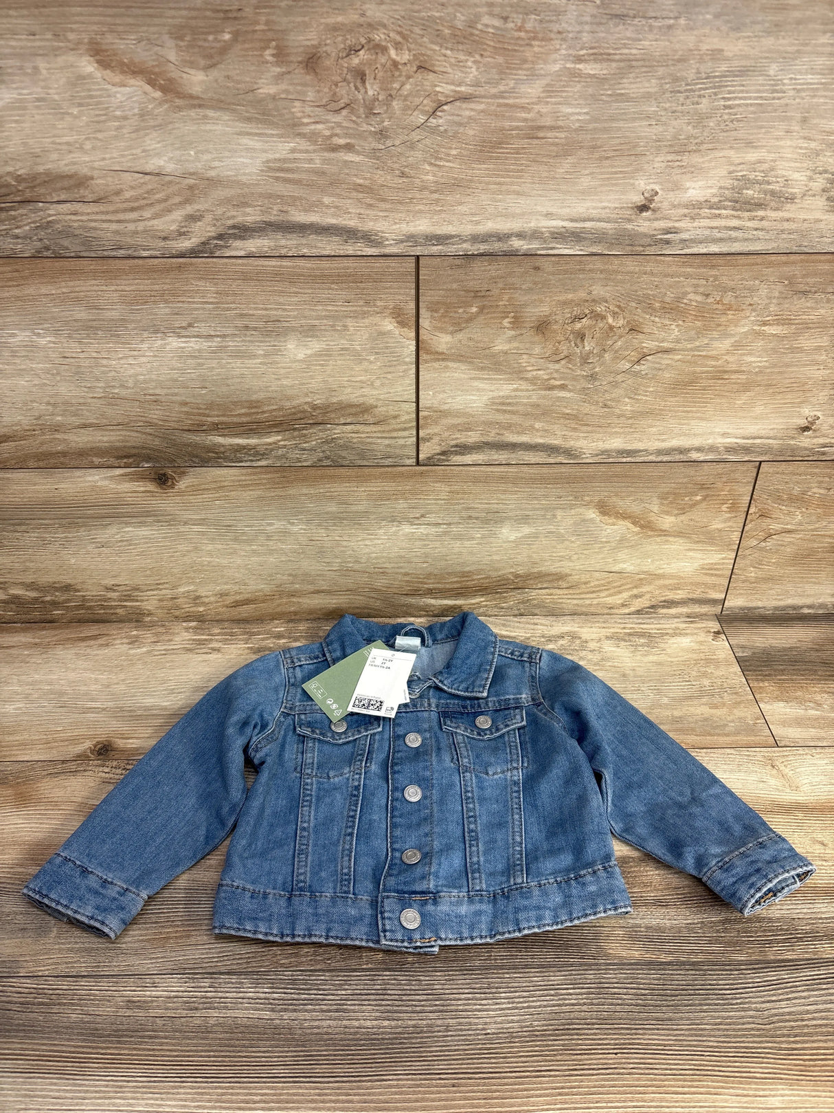 NEW H&M Girl's Denim Jacket Blue sz 2T