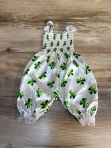 Yek Laced Silky Shamrock Jumper White sz 3-6m