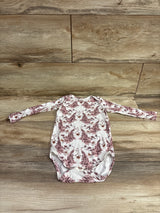 Kate Quinn Long Sleeve Bamboo Bodysuit White sz 6-12m