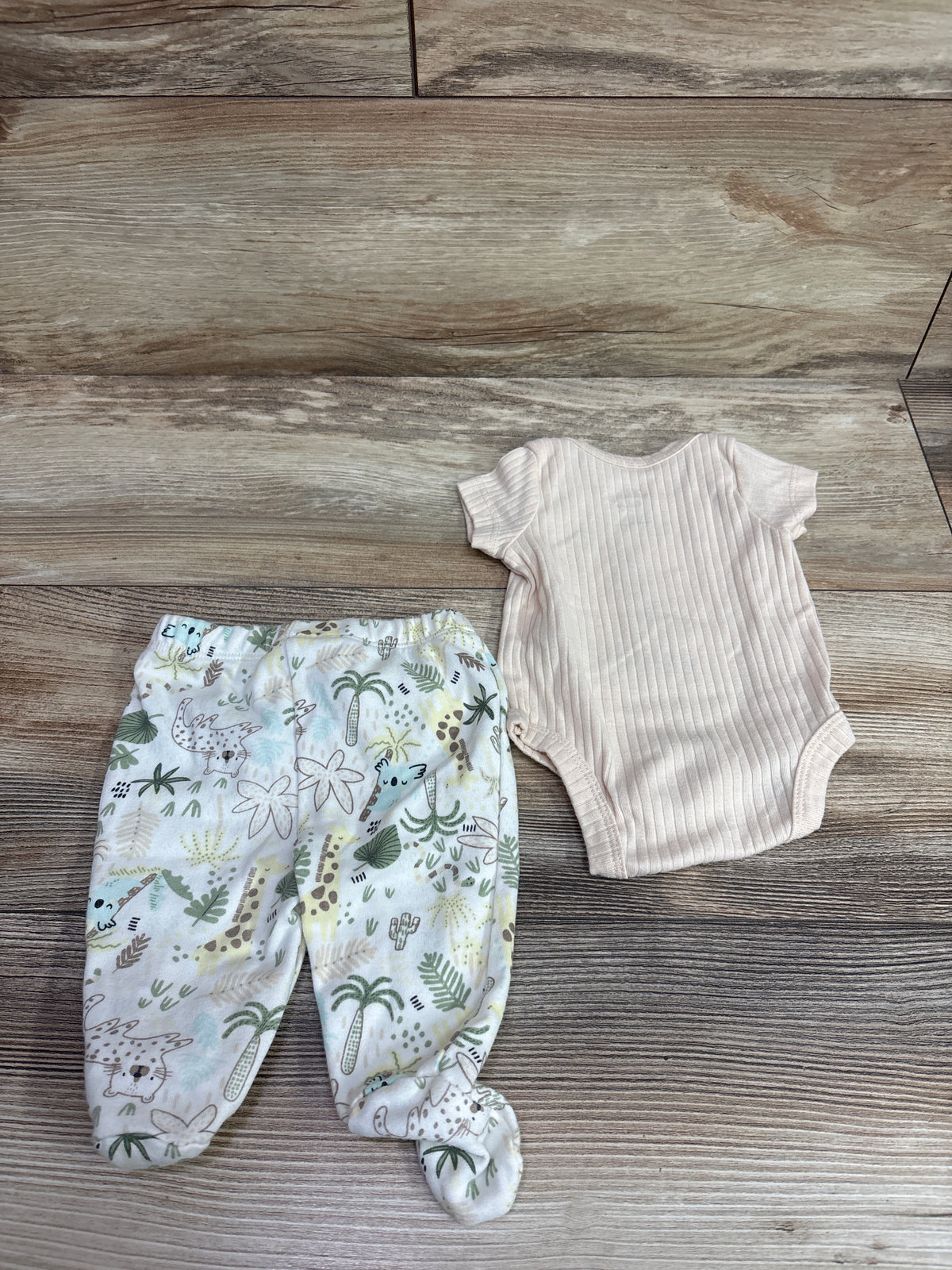 Sterling Baby 2pc Mommy's Baby Bodysuit & Footed Pants Beige sz Newborn