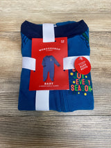 NEW Wondershop Black Joy Every Season Sleeper Blue sz 3-6m