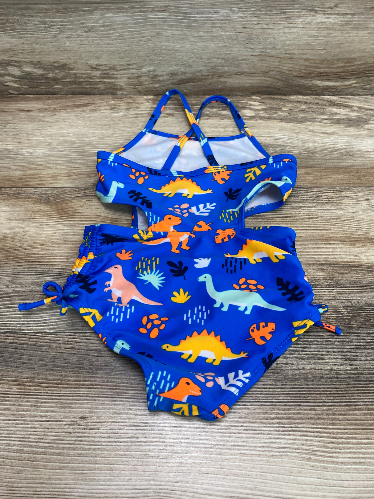 Cat & Jack 1Pc Dino Swimsuit Blue sz 4T