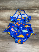 Cat & Jack 1Pc Dino Swimsuit Blue sz 4T