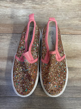 Cat & Jack Madigan Glitter Sneakers Gold sz 12c