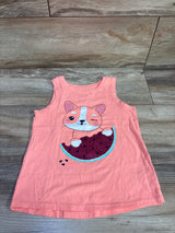 Cat & Jack Dog Tank Top Coral sz 5T