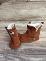 Rising Star Soft Sole Booties Brown sz 2/3c