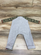 Mudpie Reindeer Raglan Coverall Green/Grey sz 9-12m - Me n Mommy To Be