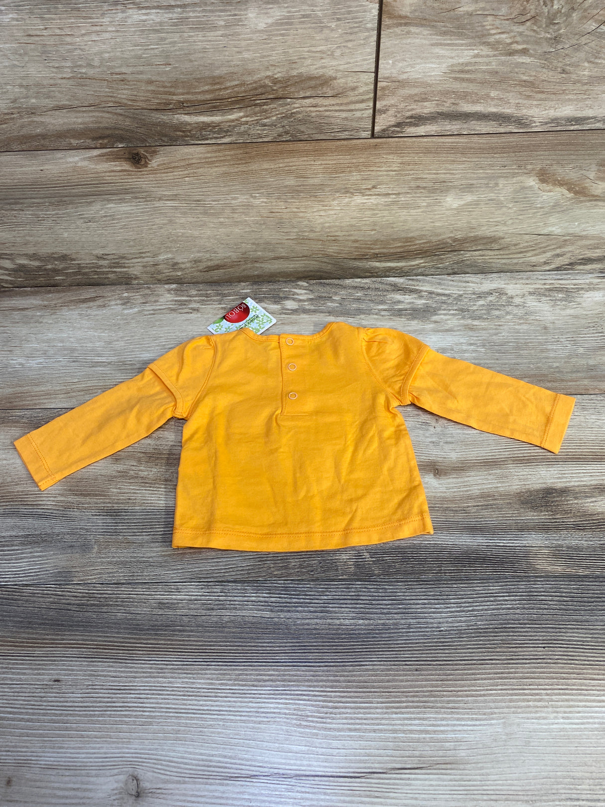 NEW Boboli 63 Long Sleeve Shirt Orange sz 6m