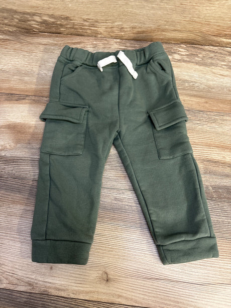 Ever & Ever Drawstring Cargo Sweatpants Green sz 24m - Me n Mommy To Be