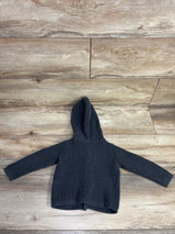 Carter's Hooded Garter Cardigan Navy sz 12m