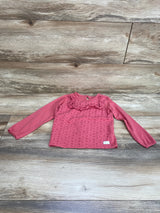 7 For All Mankind Eyelet Shirt Pink sz 3T