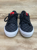 Vans Seldan Lace-up Sneaker Checkerboard Black Sz 2Y