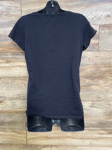Bumpstart Ruched Shirt Black sz Large