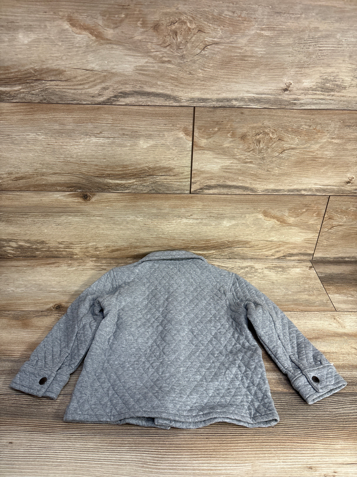 Old Navy Quilted Button Up Jacket Grey sz 3T