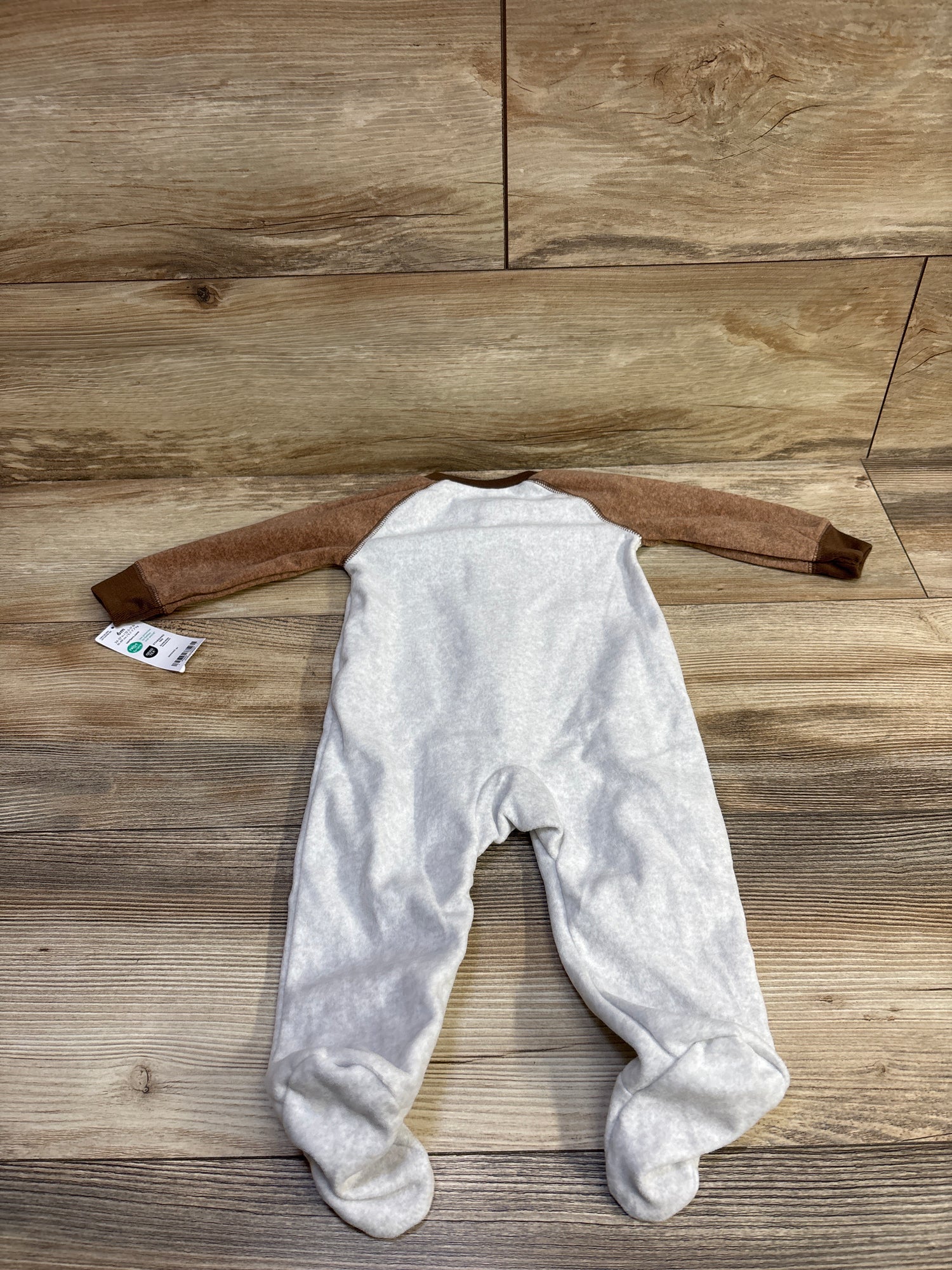 NEW Carter's Dog Blanket Sleeper Grey sz 6m