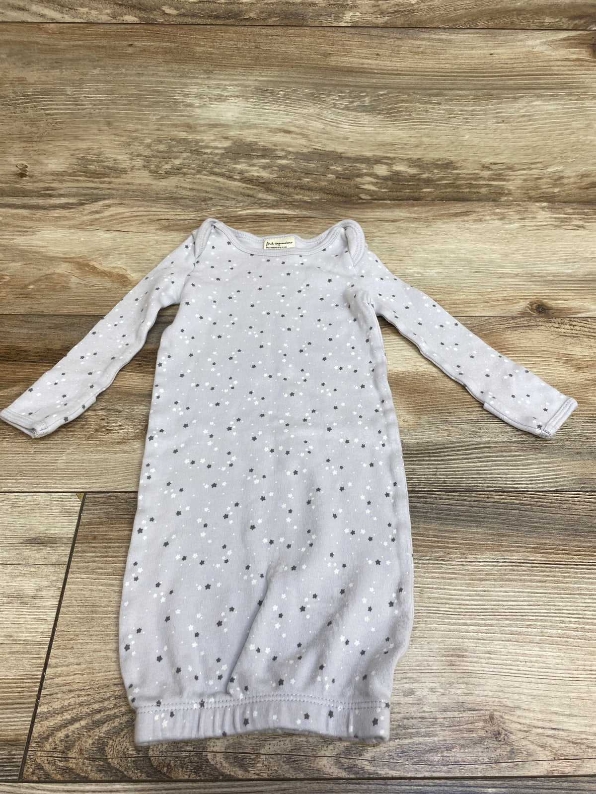 First Impressions Star Print Sleep Gown Grey sz 0-3m