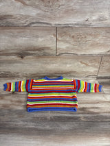 Hanna Andersson Striped Chunky Knit Sweater Multicolored sz 6-9m