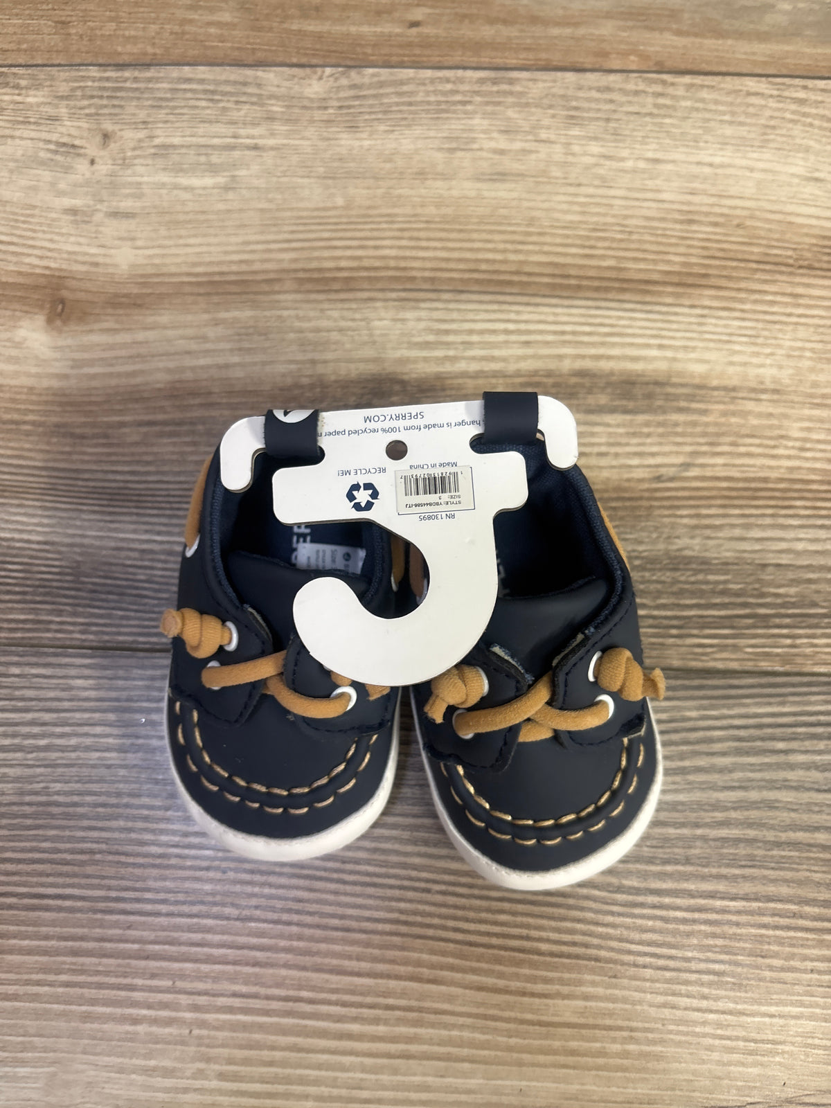NEW Sperry Crib Boat Shoes Navy sz 3c