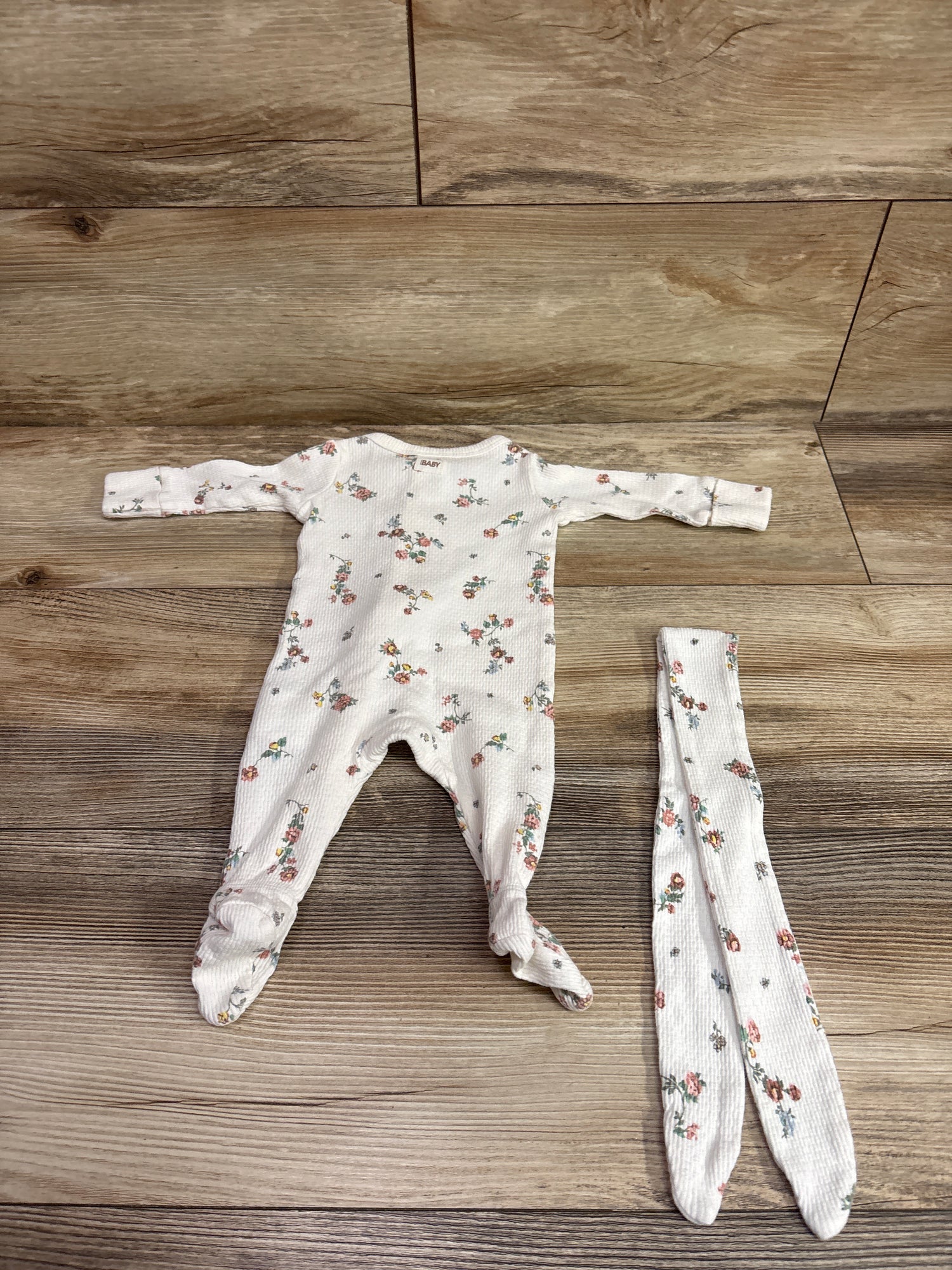 Cotton On Baby Organic 2pc Sleeper & Headband Set White sz Newborn