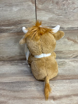 NEW Cloud Island Cow Plush Toy with Detachable Rattle