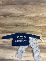 NEW Just One You 2pc Huddles & Cuddles Sweatshirt & Jogger Pants Set Navy sz 18m