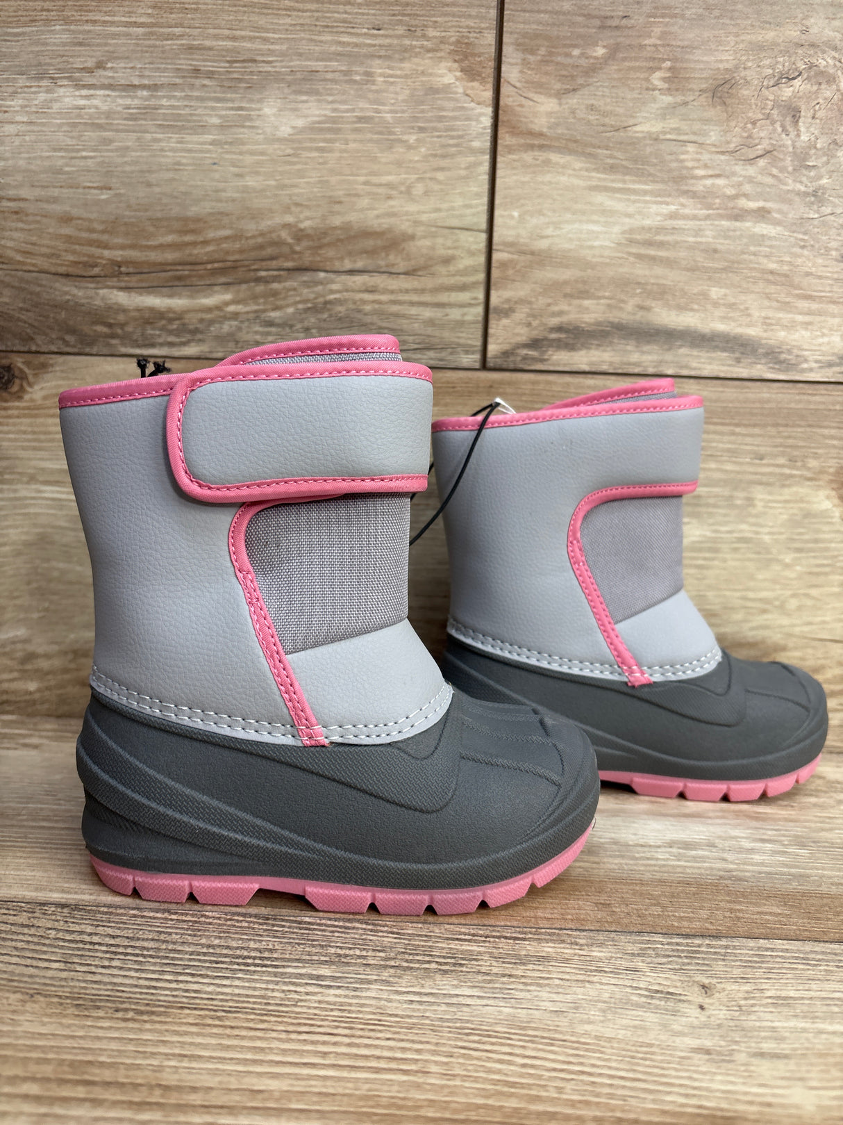 NEW Cat & Jack Lenny Winter Snow Boots Grey sz 7c