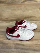 Nike Force 1 Low EasyOn PS 'White Team Red' sz 10c