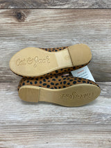 NEW Cat & Jack Addy Ballet Flats Cheetah Print Tan sz 9c