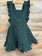 Ruffled Cord Skirtall Emerald sz 9-12m