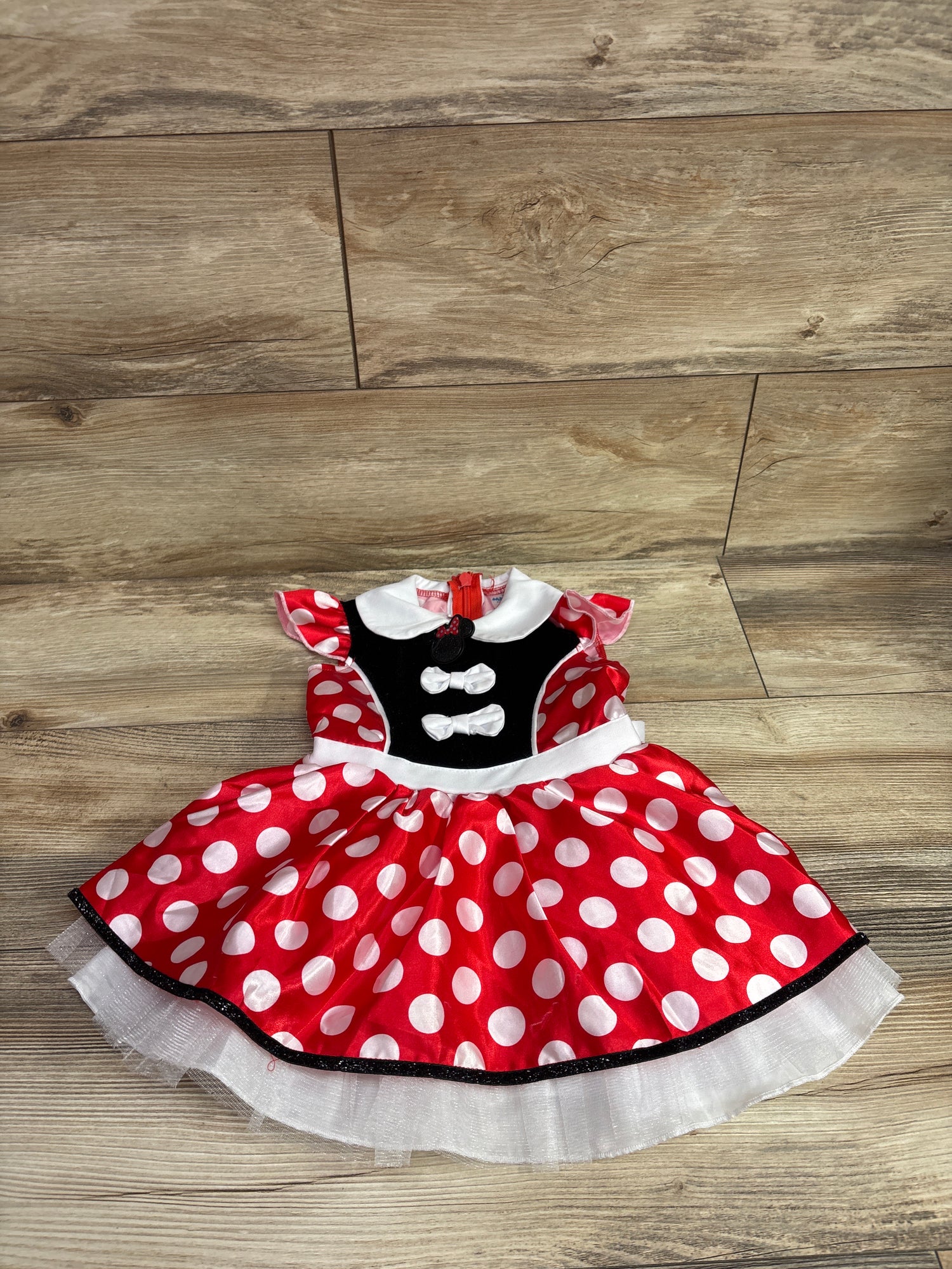 Spirit Halloween Disney Mickey & Friends Minnie Mouse Costume Dress Red sz 2T