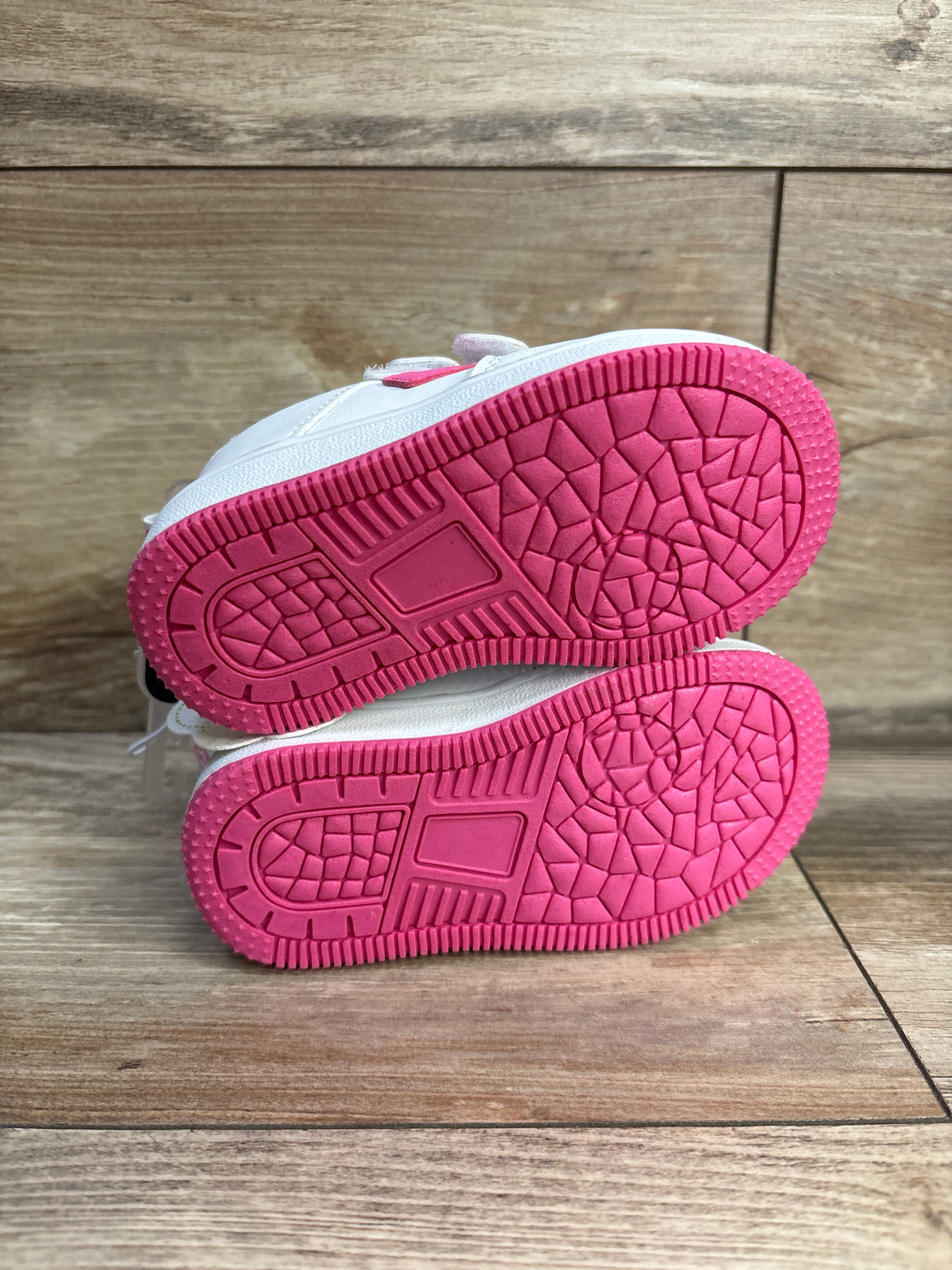 NEW First Steps by Stepping Stones Girls' Double Strap Sneakers, White sz 5c