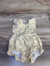 Amazon Essentials x Sofia Grainge Floral Bubble Romper Yellow sz 18m