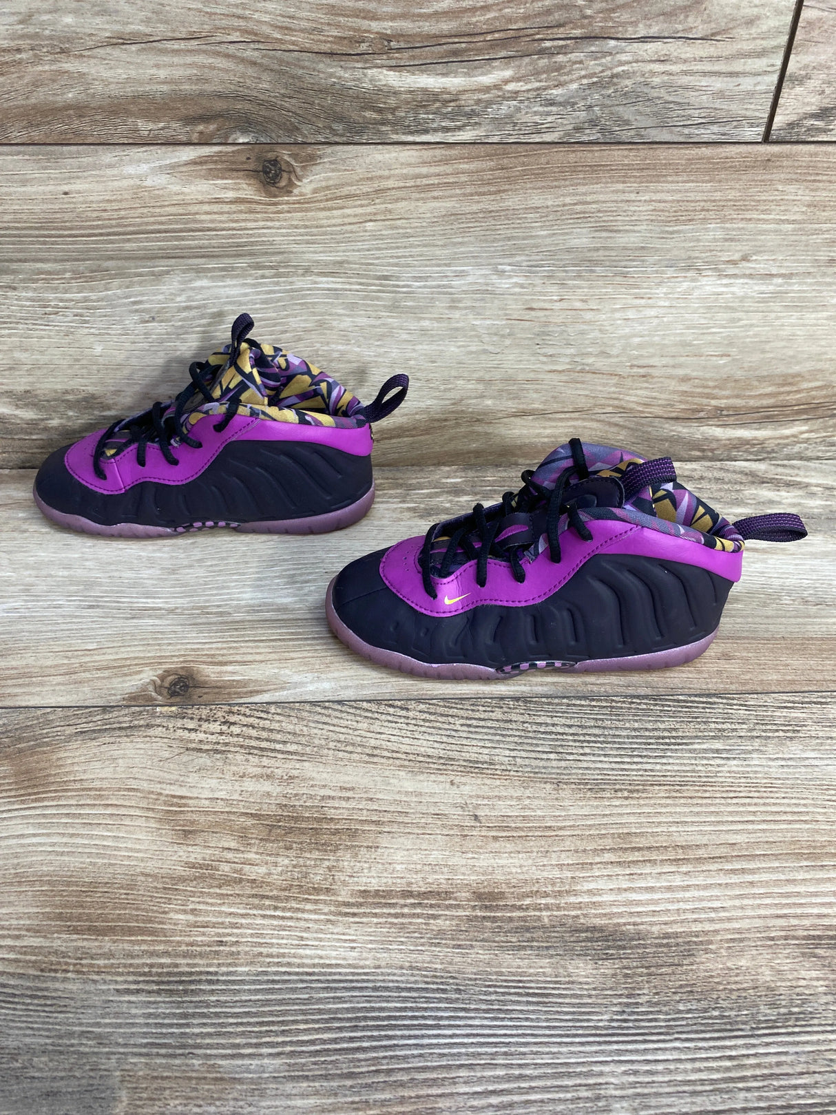 Nike Little Posite One TD 'Cave Purple' Sneakers sz 10c