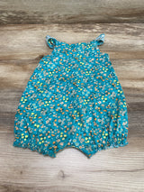 Carter's Lemon Print Shortie Romper Green sz 12m