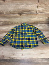 True Religion Flannel Button Up Shirt Yellow sz 4T