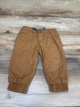 Carter's Lined Drawstring Joggers Tan sz 9m